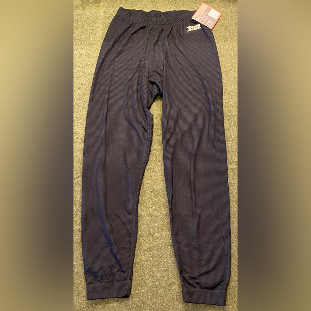 NEW Black-XGO Phase 2 Mid-Weight Waffle Thermal Pants, Men’s Medium 32-34” Waist